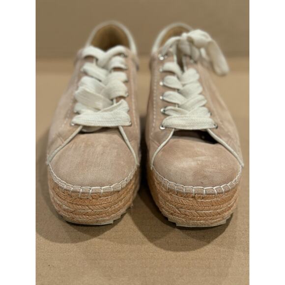 Joie Dabna Suede Platform Espadrille Wedge Sneaker Womens 39 US 9 Blush Pink - Picture 5 of 12